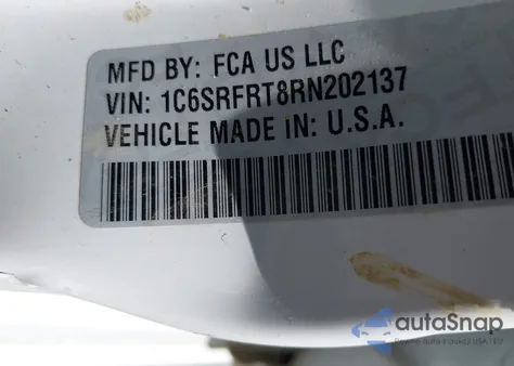 2024 Ram 1500 Laramie 4X4 6'4 Box from USA, damaged, VIN 1C6SRFRT8RN202137